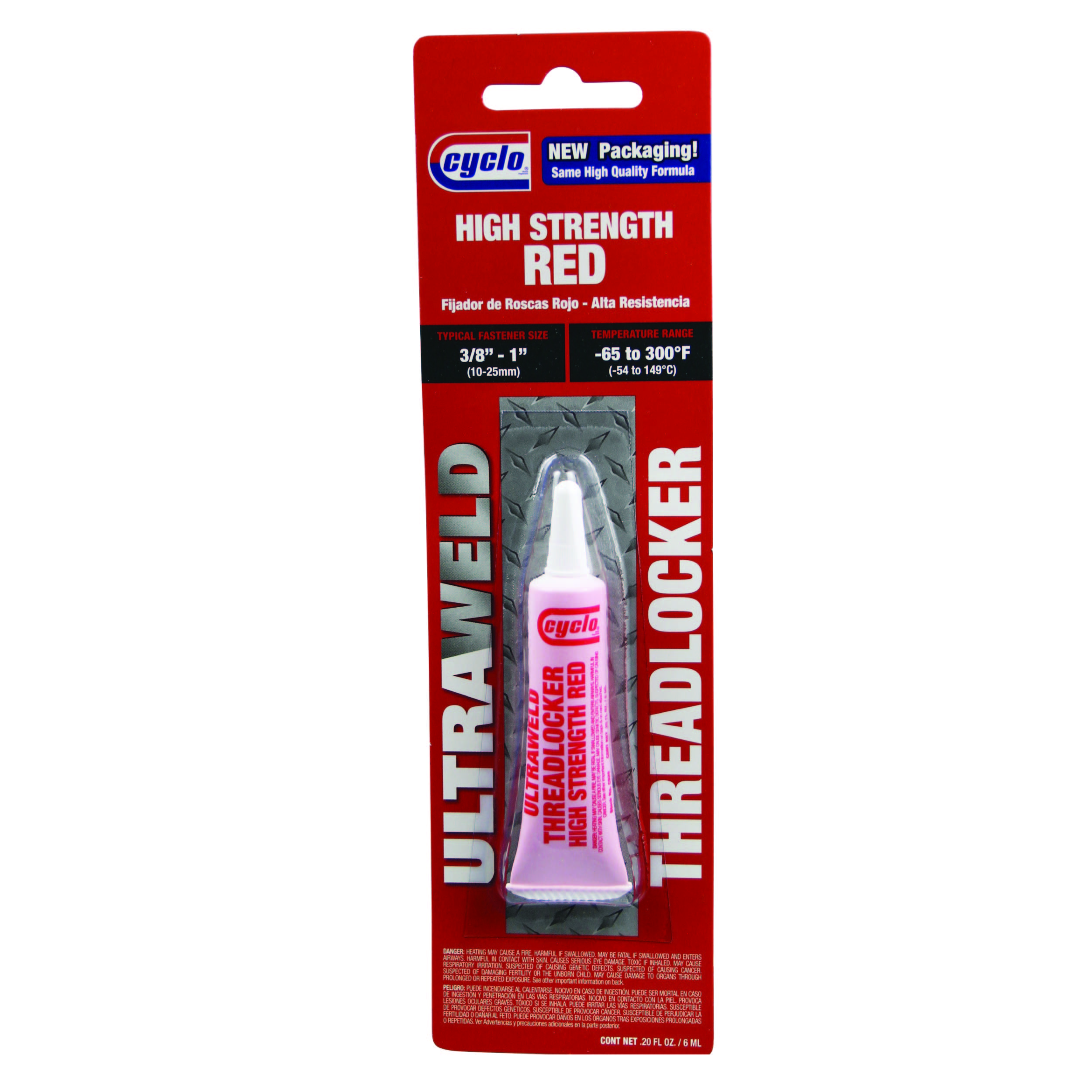 ULTRAWELD® RED HIGH STRENGTH PERMANENT THREADLOCKER